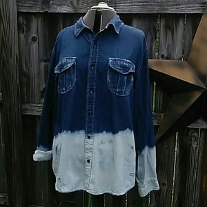 Denim LEVI'S Long Sleeve Button Up Shirt XL
